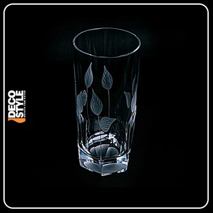 Meşrubat BardaklarıDecostyle kristal dekor yaprak rakı bardağı 1 adet